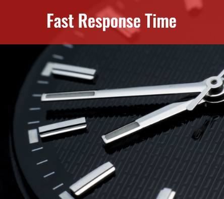 fast response time